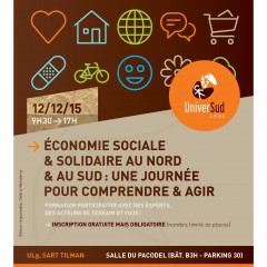 Économie sociale et solidaire au Nord et au Sud : une journée pour comprendre et agir